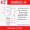 Kaisheng Y-Shaped Copper Forked Crimp Terminal SNBSML2-8 UT Lug