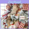 Festive Christmas Red And White Plaid Ribbon For Diy Gift Wrapping And Bow Making
