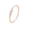 18K Rose Gold Plated LOVE Letter Coil Ring - Korean Style Titanium Steel