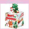 Christmas Decor Blue Tree Themed Gift Box With Atmosphere Props For Holiday Celebrations