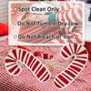 Christmas Red Candy Cane Cushion Pillow Ornament