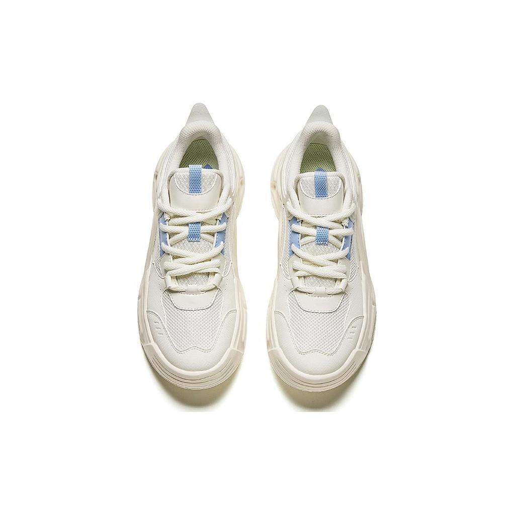 New Anta Low Top Casual Shoes Women's White Blue 922428821-4