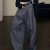 2026 Winter High-Waist Wide-Leg Casual Trousers for Tall Women