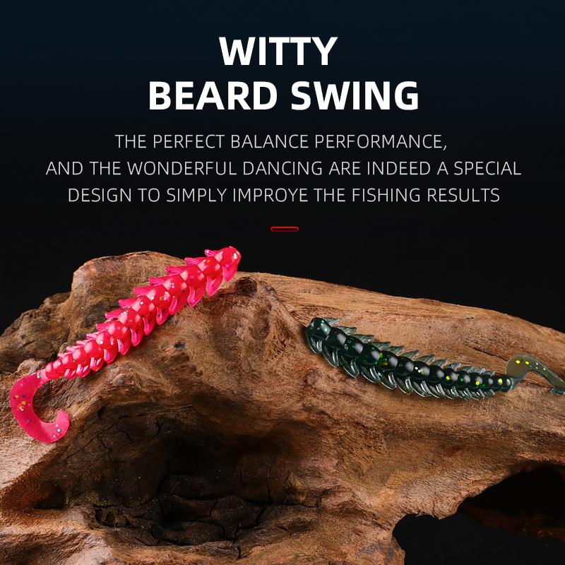 BEARKING Fishing Lure 50mm 0.54g 30pcs / Bag Bugsy Soft Baits Fishing Wobbler Bass Bait Artificial Fishing Soft Lure Tacke