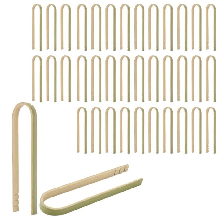 

36Pieces Multifunctional Bamboos Tongs Teacup Clip Buffet Kitchen Party Supplies Cooking Charcuteries Serving Food Utens 1