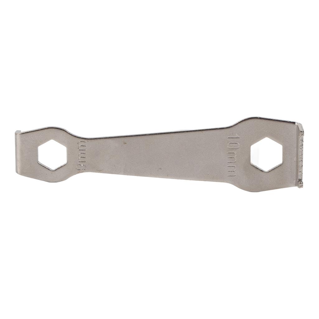 Silver Bike Chain Bolt Fixed Wrench Bicycle Repair Tool Crank Spanner For Mountain Bike