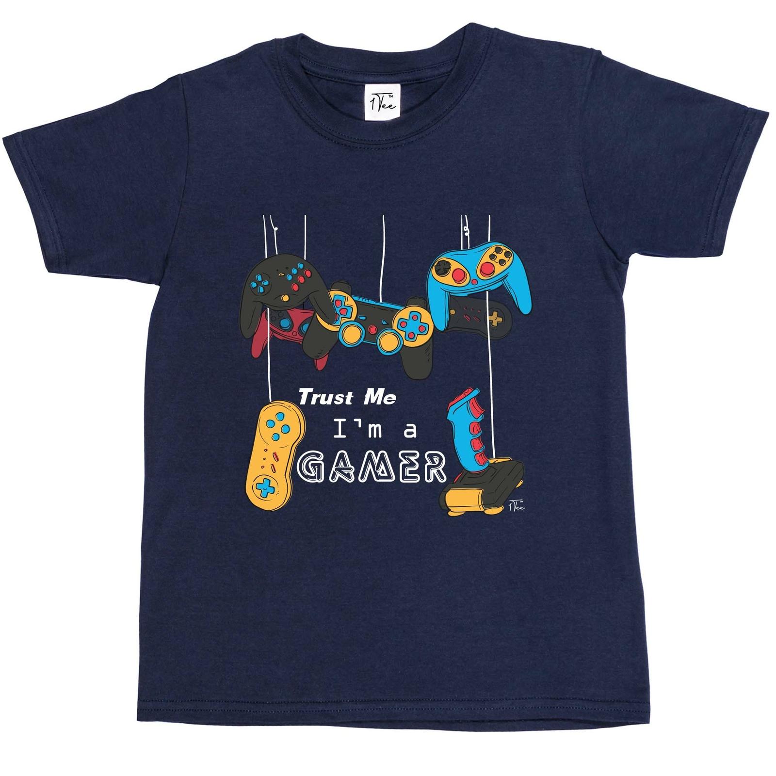 1Tee Kids Boys Trust Me I m A Gamer T-Shirt XXL