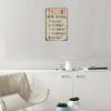Vintage Metal Poster Office Wall Decor Motivational Quote Tin Sign
