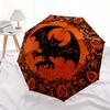 Spooky Bat Design Halloween Decorative RugUmbrella, Portable 3-Fold Umbrella for Men & Women,Christmas Gift ES333