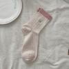 Summer Thin Mesh Breathable Women Socks Bow Embroidery Japanese Kawaii Cute Socks Women Korean Style Girls Cotton Long Socks Sox