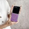 Pearlescent Skin-Feel Magnetic Case for Samsung Z Flip7/5/6 - Anti-Fall Protection