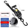NovaAcc Retractable Ratchet Tie Down Strap for Heavy Duty Ratchet Straps 680KG Quick Release Motorcycle Car Cargo Luggage