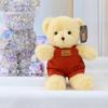 Teddy Bear Plush Toy With Overalls For Kids And Adults Comfort Sleep Decor