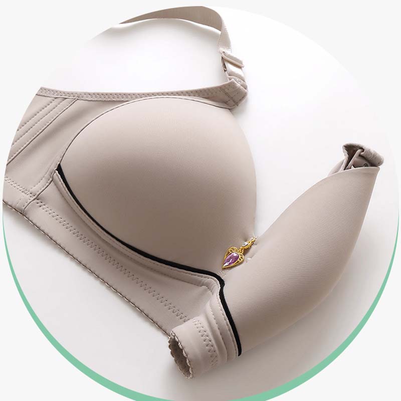 Women's Sexy Plus Size Bra Wireless Comfortable Lightweight Breathable Gather Women's Underwear Together Thin Cup Smooth Bra