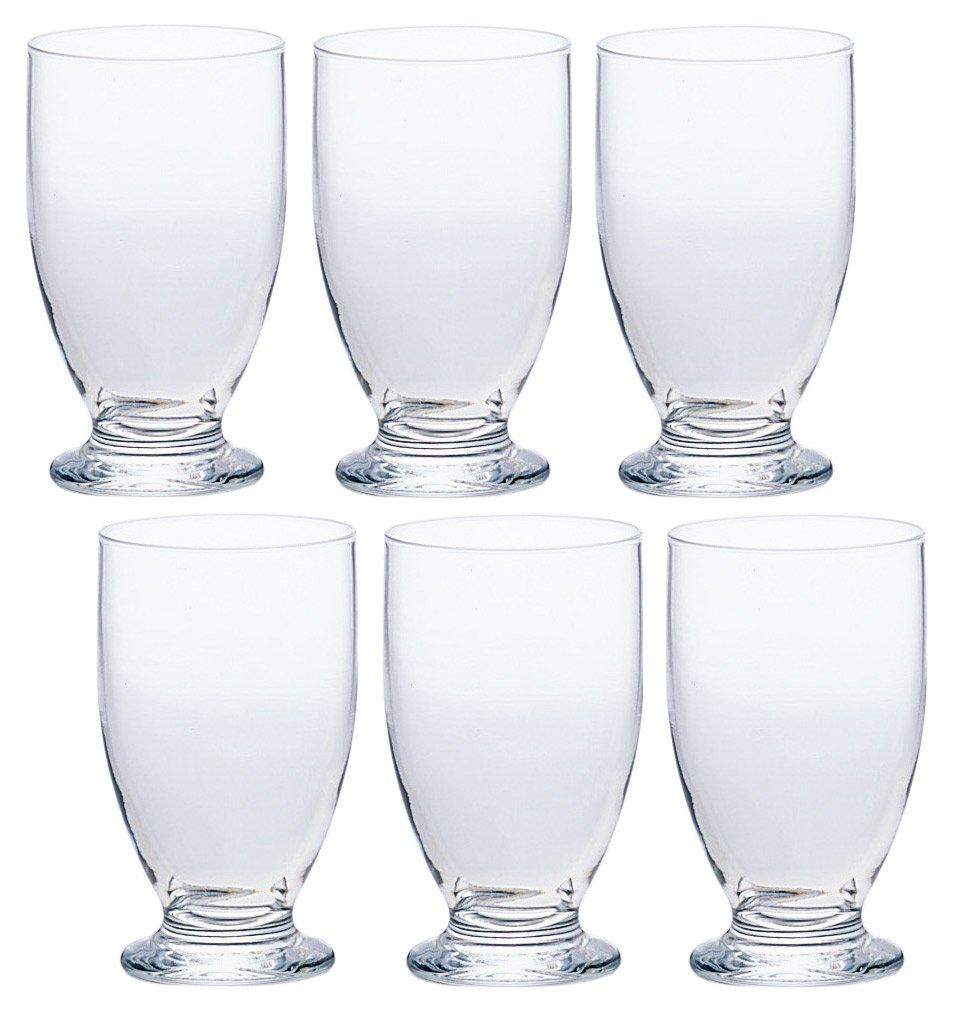 ADERIA AX Modern Tumbler, 300ml, Reinforced Mouth, Set of 6, Made In Japan, B-6435, Capacity: Approx. 300ml