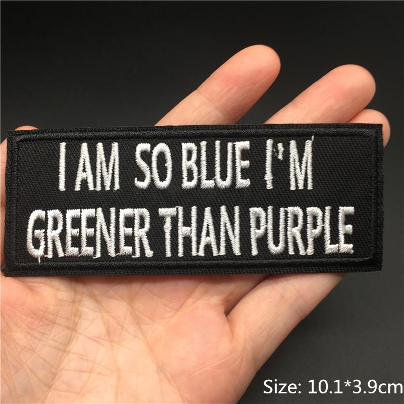 Letters Embroidered Patches For Clothing Iron On Patches Text Diy Appliques For Clothes Jacket Stripes Slogan Stickers