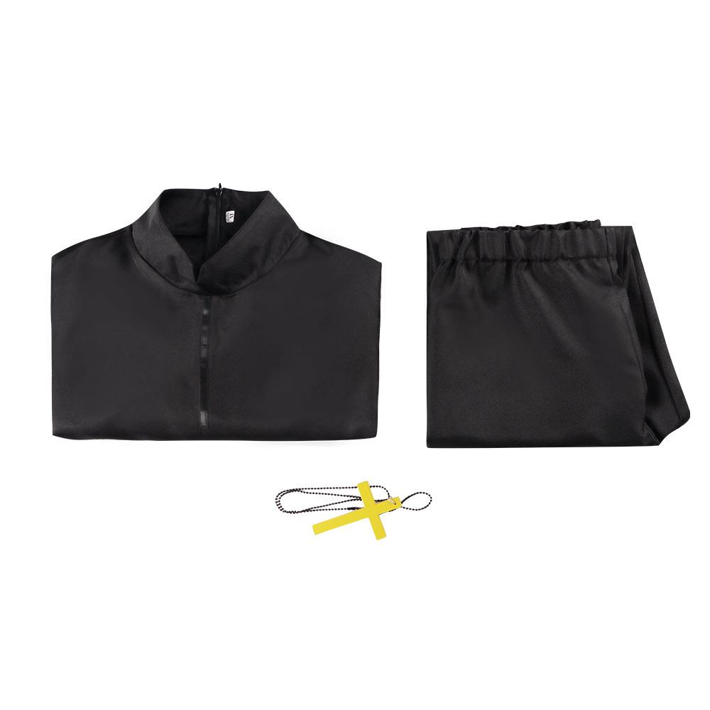 

White Holy The Woman And The Black Priest Lawrence Cosplay Costume Party Clothes XXXL