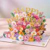 Special Mother's Day Invitation Card Handmade Greeting Card Gift for Mom 3D Popup Flower Surprise Card