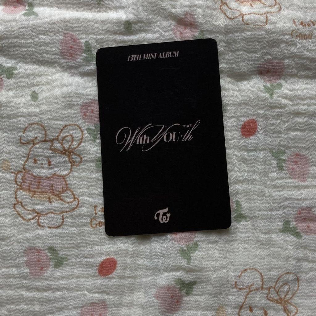 [USED] TWICE Chaeyoung With YOU-th Pre-Recorded Korean Public Broadcast Trading Card