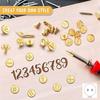 M-Modern-26 Pcs Wood Burning Kit DIY Wood/Leather Burning Kit Parts Tool With Letters, US Plug
