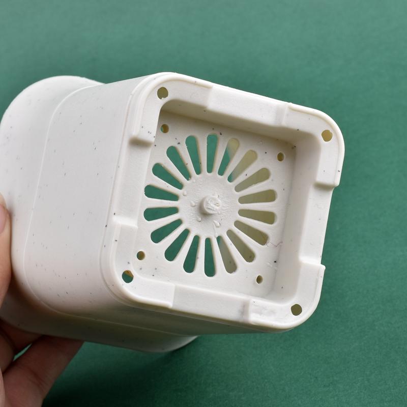 5/10Pcs Thickened Flowerpot High Waist Square Succulent Cactus Root Control Pot Plant Growing Container Garden Flower Planter