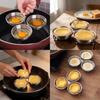 Stainless Steel Heartshaped Egg Cooker With 3in1 Steaming Insert For Home Breakfast Preparation