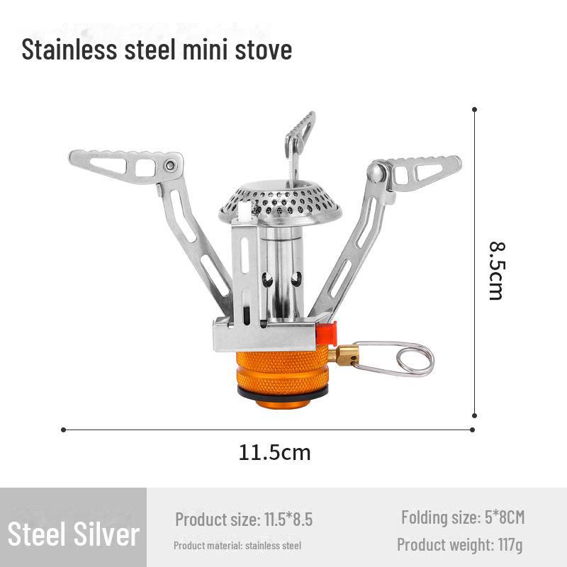

Сверхлегкая портативная мини-бутановая газовая горелка для кемпинга, велоспорта и рыбалки