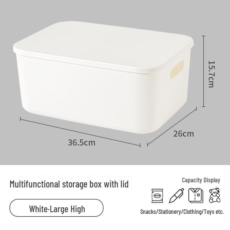 Stapelbarer Kunststoff-Aufbewahrungsbehälter für Haushalt, Wohnzimmer, Schlafzimmer, Studentenwohnheim - Spielzeug-Organizer