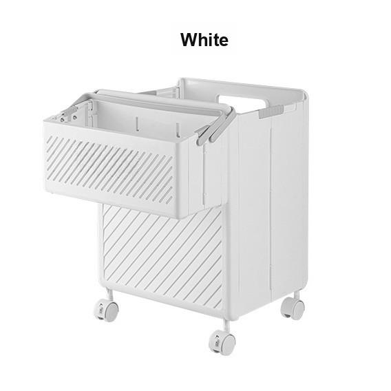 Collapsible Laundry Hamper Multi-Function Carry Basket for Home Large Capacity Storage Bin Bathroom Organizer Bucket