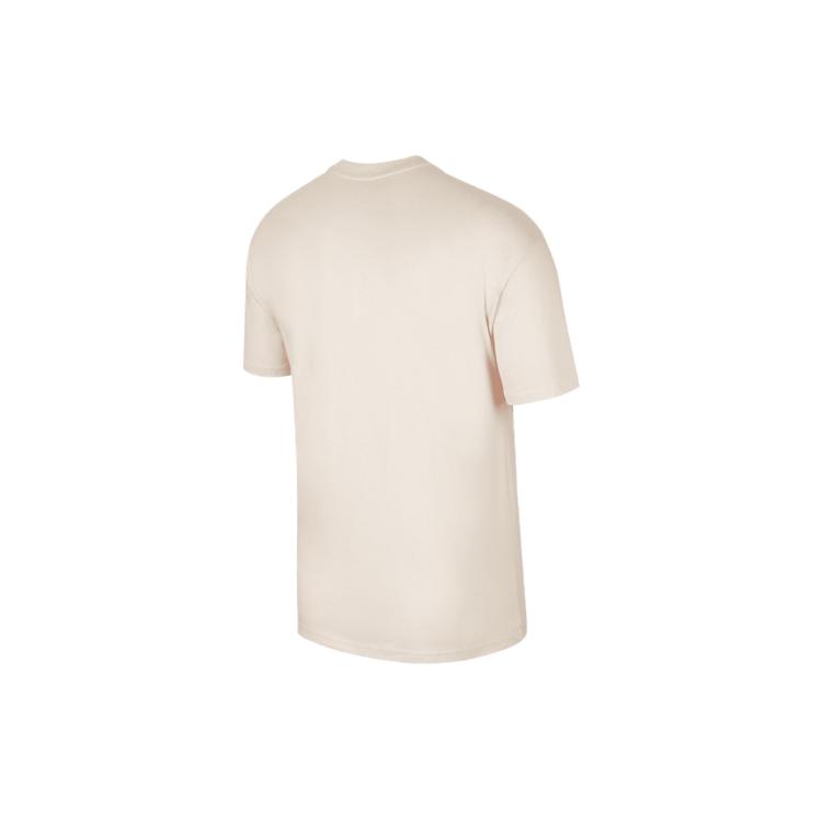 Nike T Shirts Men's Soft Orange Crew Neck Moderate Straight Fit DB9976-805