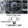 Car Glass Lift / AC Vent Outlet / Steering Wheel Decor Cover Trim ABS Accessories For Mercedes-Benz GLE GLS Gle320 450