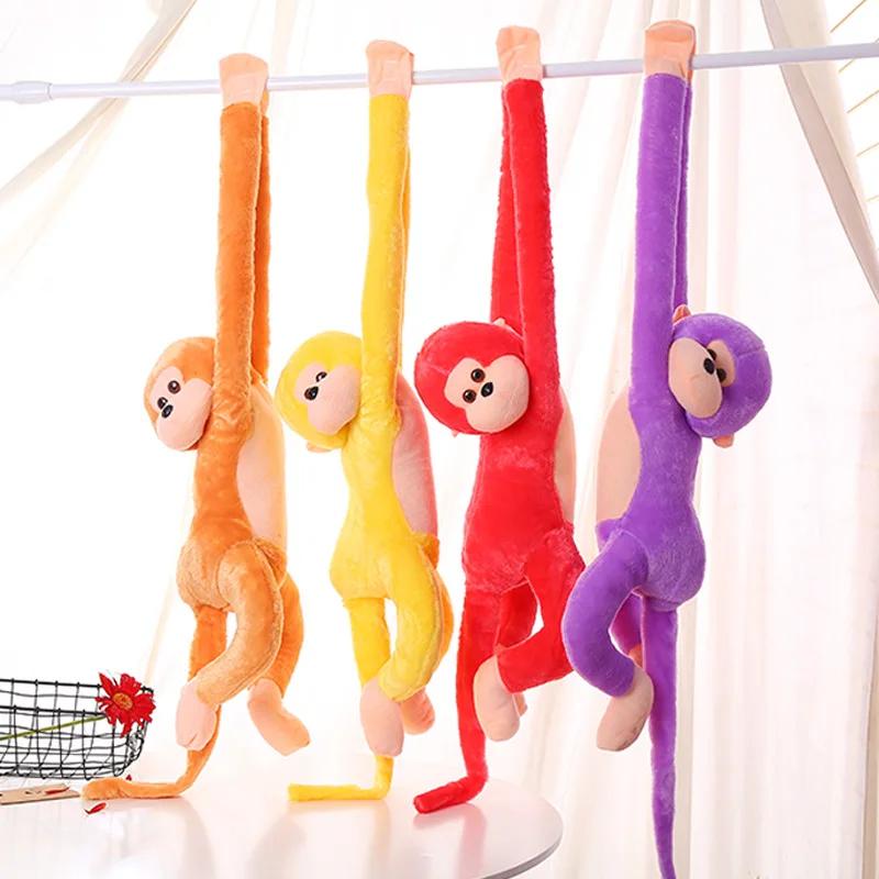 1 pezzo 60 cm Braccio Lungo Scimmia Peluche Giocattolo Ideale per Bambini Gibbone Imbottito Stanza Coccolosa Decorazioni da Appendere Calmare Ragazza Regalo Giocattoli da Appendere