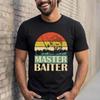 Master Baiter Fishing Unisex T-Shirt - Funny Vintage Retro Angler Fisherman Tee