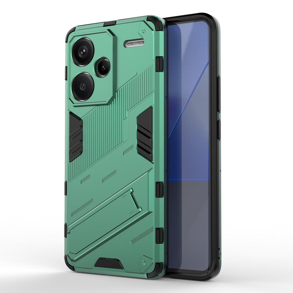 For Xiaomi Redmi Note 13 Pro+ 5G Case Anti-Scratch Kickstand PC+TPU Phone Cover