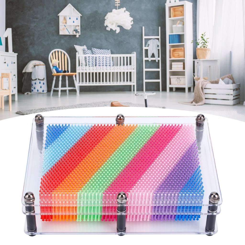 3?Dimensional Pin Art Board Toy for Sculptures Children Adults Learning Gift Educational Toy