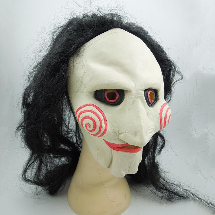 Chainsaw Man mask with wig Chainsaw Man movie theme Halloween cosplay Mask