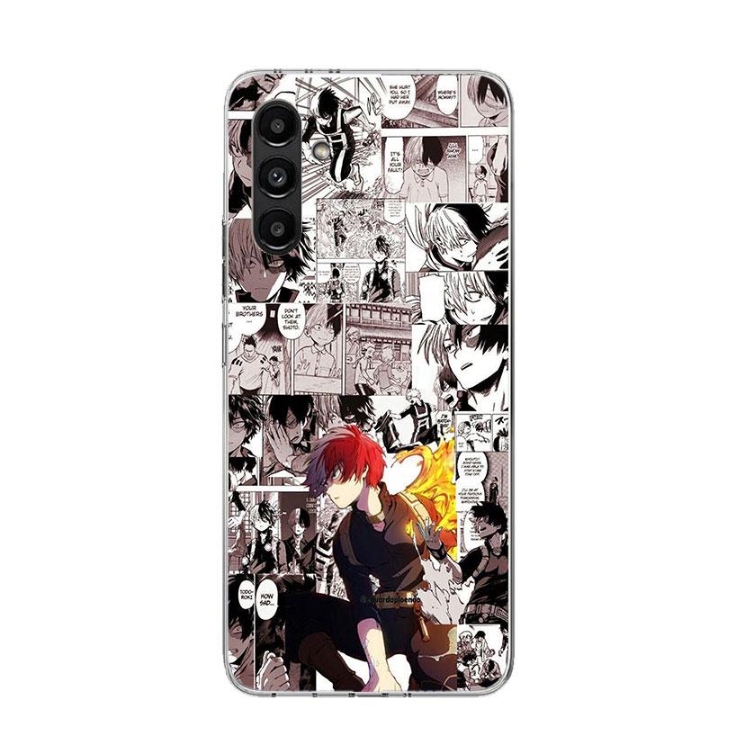 Todoroki Shoto MHA My Hero Phone Case For Samsung Galaxy A13 A14 A15 A16 A17 A53 A54 A55 A56 A33 A34 A35 A36 A23 A24 A25 A26 A05