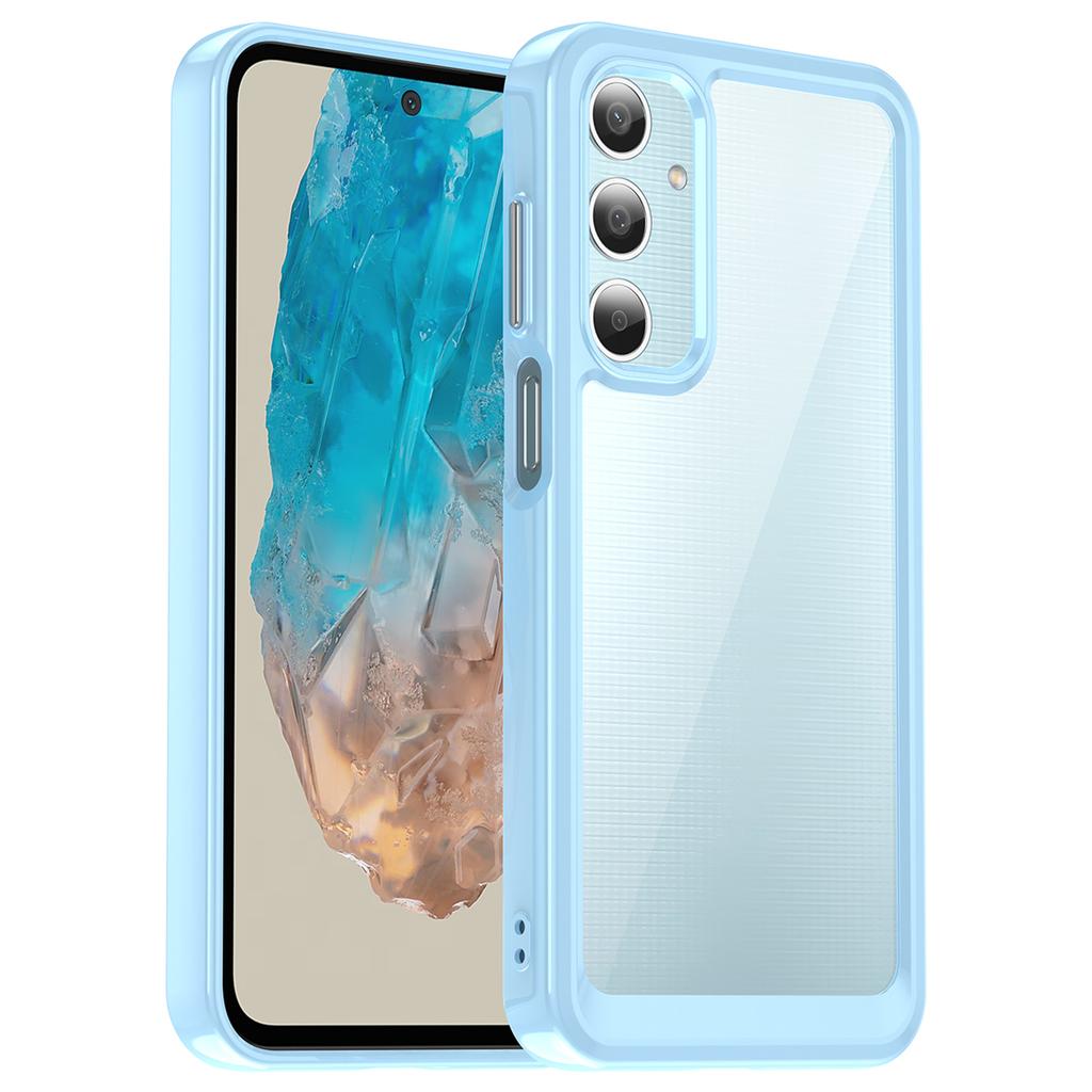 For Samsung Galaxy M35 5G Shockproof Case TPU +Acrylic Protective Clear Phone Cover