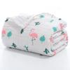 105*105cm Baby Bath Towel  Boy Girl Absorbent Washable Cotton Gauze Baby Towel Blanket 6 Layers Gauze Washcloth Infant Swaddle