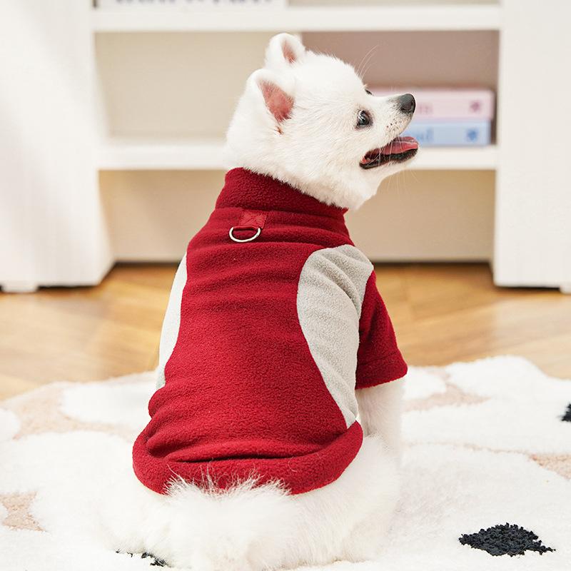 Fleece Lined Thermal Pet Clothing for Dogs and Cats Small Breeds Corgi Autumn Winter Cold Weather Warm Comfortable Active Wear