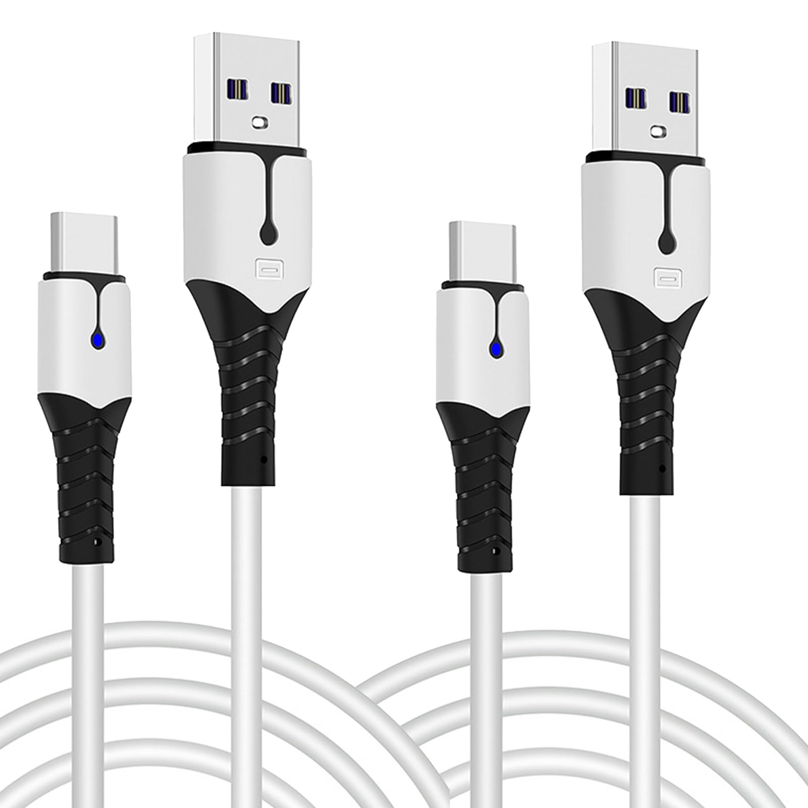 

Moowarm PS5 Controller Charging Cable Upgraded PS5 Charging Type C 2M Fast Charging Compatible with USB Devices Such as Xbox with LED Indicator Light