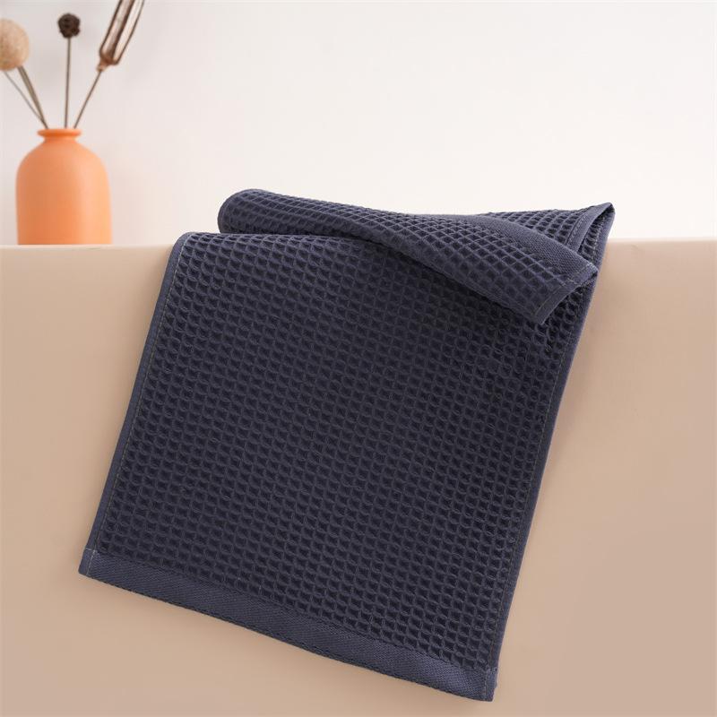 Gauze Japanese Jacquard Waffle Honeycomb Rectangle Adult Children's Bath Towel 100% Cotton Mesh Thickened Easy Dry Spot