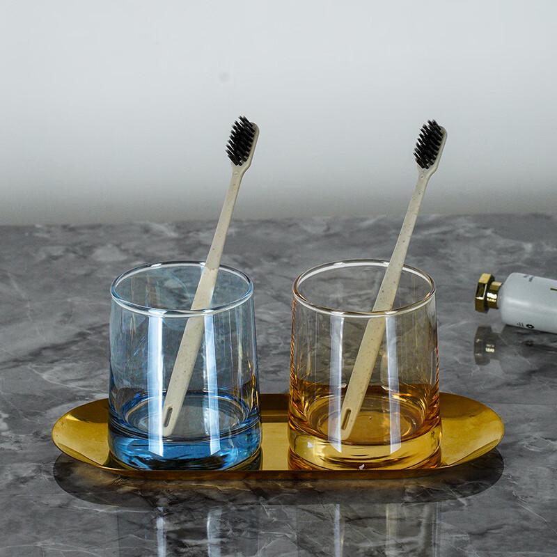 Elegant Amber Borosilicate Glass Tumbler