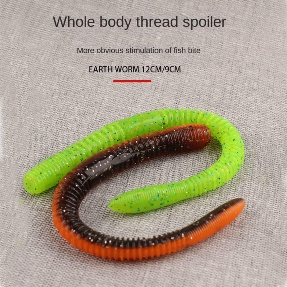 

20Pcs 9/12cm Soft Tail Fishing Lure Thread Silicone Soft Lure 2025 Artificial Fishing Lures Fishing 9CM-Mixcolor Sinking