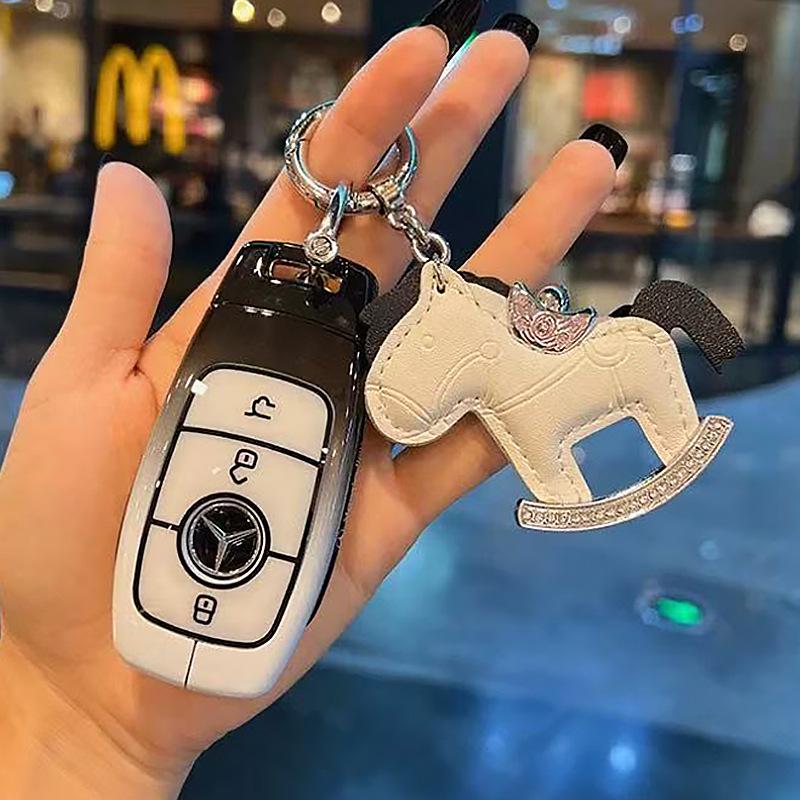 Mercedes Key Case: Compatible with GLC260L, EQE, New C-Class, S/E-Class, E300, GLE, GAL200, GLS Models