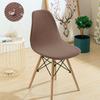 1pc Washable Armless Shell Chair Cover Removable For Shell Chair Seat Cover Home Hotel Banquet