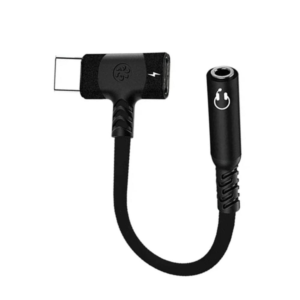 Converter Fast Charge OTG Dongle 2-in-1 Adapter 3.5mm Jack USB C Splitter  Audio Converter