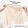 Female Spring and Autumn Camellia Fragrance Anti Go Out of Light Not Roll Edge Safety Underwear