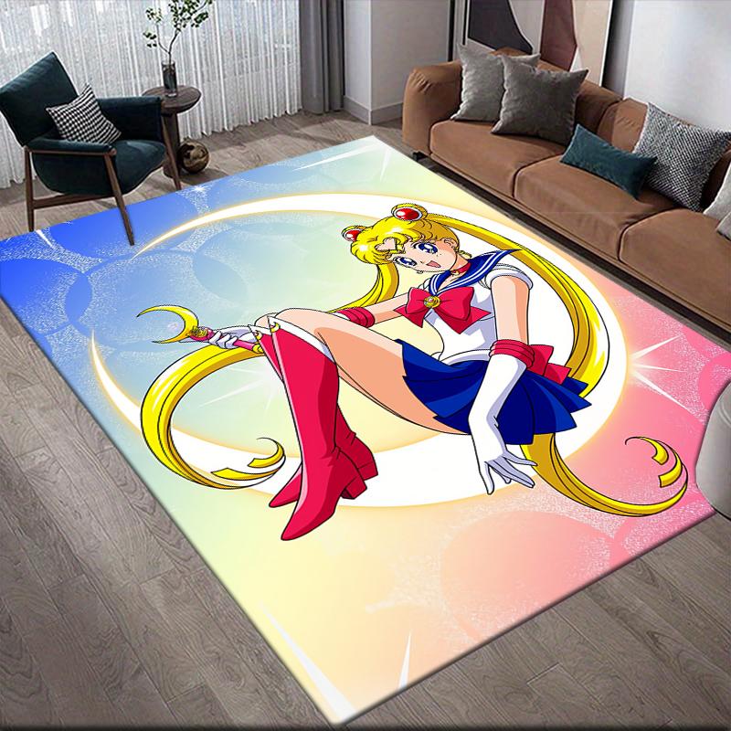 Sailor Moon Sailor Moon Area Rug, Sailor Moon Fan Cozy Carpet, Great Gift.chl 60x90cm