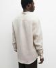 Masimodutti Regular Fit Washed Striped 100% Linen Shirt